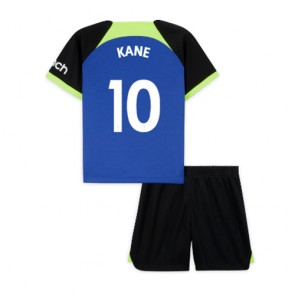 Tottenham Hotspur Harry Kane #10 kläder Barn 2022-23 Bortatröja Kortärmad (+ korta byxor)